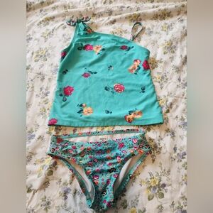 OshKosh B'gosh Turquoise Floral Swimwear